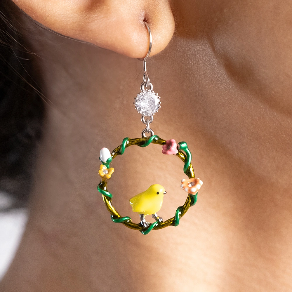 Spring Chirp Earrings – 925 Silver's