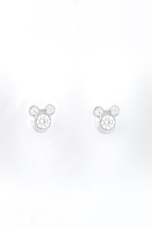 Reegalia Sparkle Bloom 925 Silver Stud Earrings