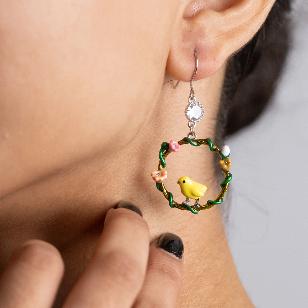 Reegalia Spring Chirp Earrings and Pendant– 925 Silver's