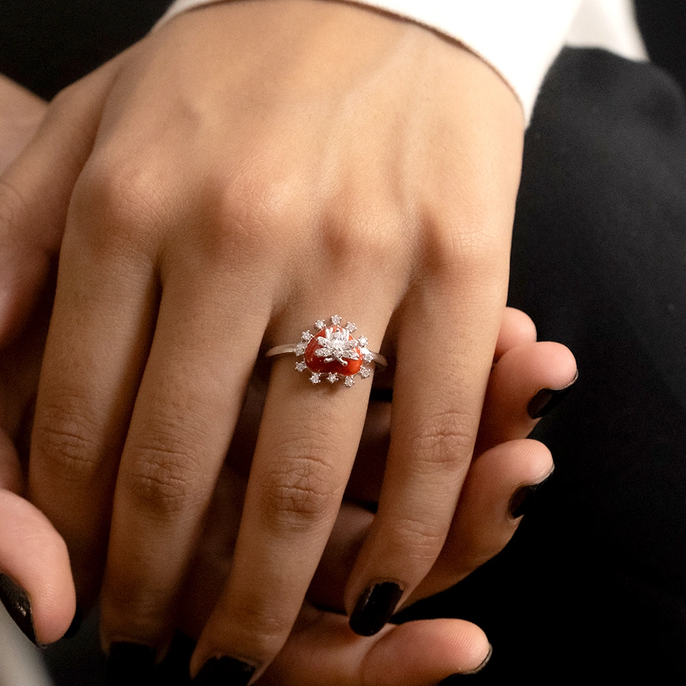 Reegalia Spring Chirps Ring – 925 Silver