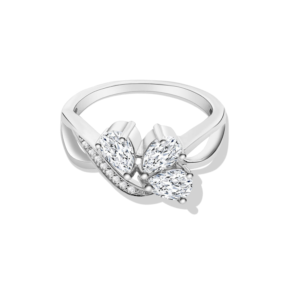 Reegalia Petal Whisper 925 Silver Ring