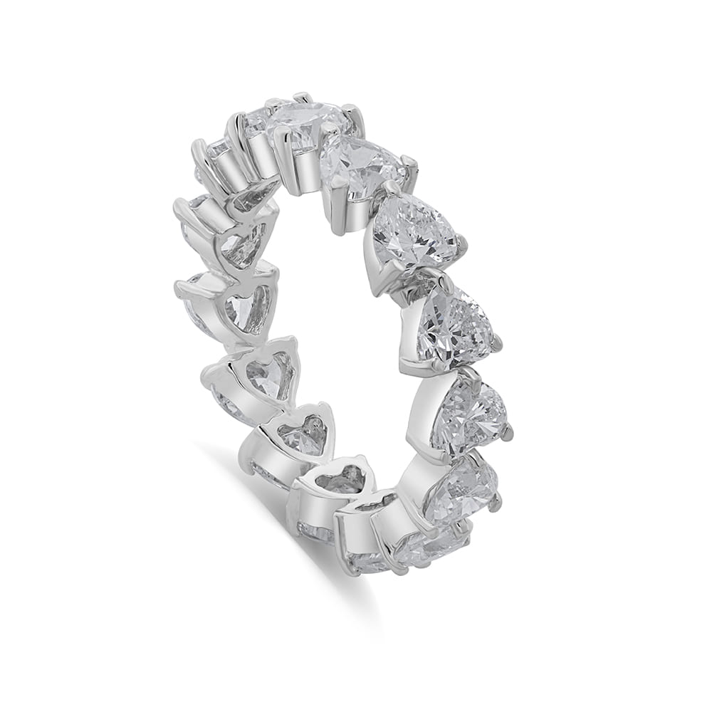 Reegalia LeafGlow (Eternity band) 925 Silver CZ Ring