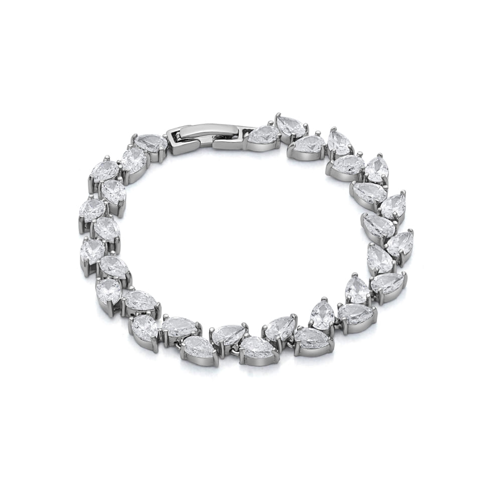 SparkleLine 925 Silver Tennis Bracelet