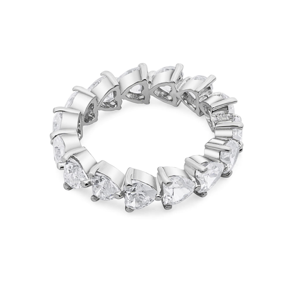 Reegalia LeafGlow (Eternity band) 925 Silver CZ Ring