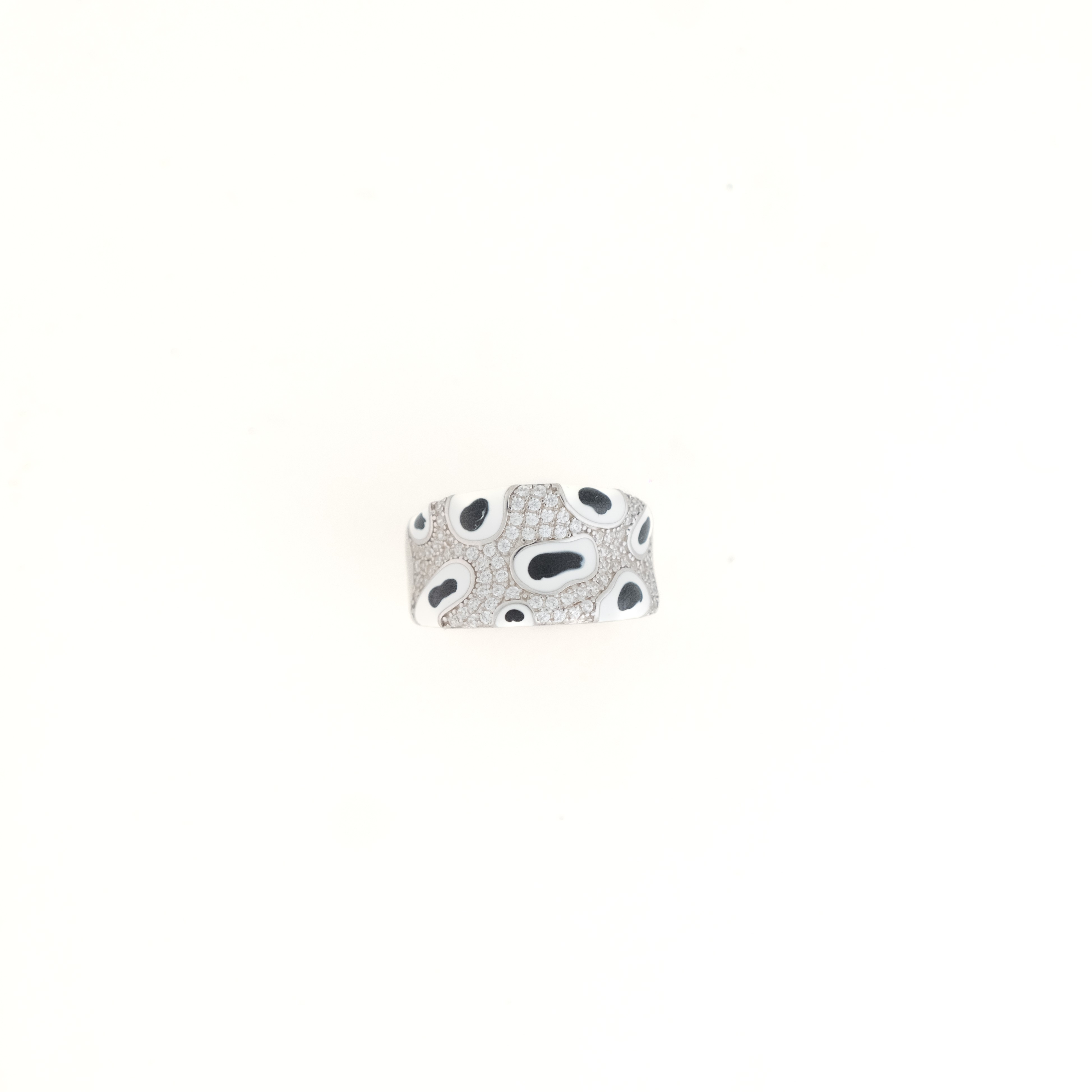 Reegalia Noir Luxe 925 Silver Statement Ring