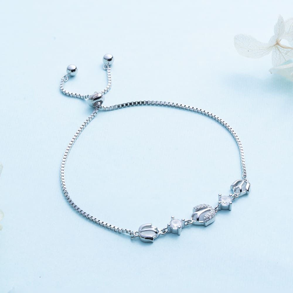 Reegalia Trishul Elegance 925 Silver Bracelet