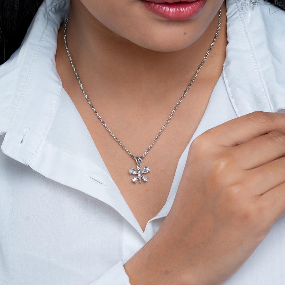 Reegalia BloomCharm 925 Silver Chain Pendant