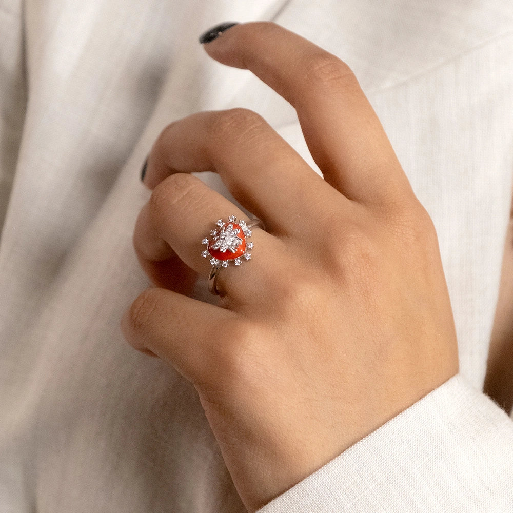 Reegalia Spring Chirps Ring – 925 Silver