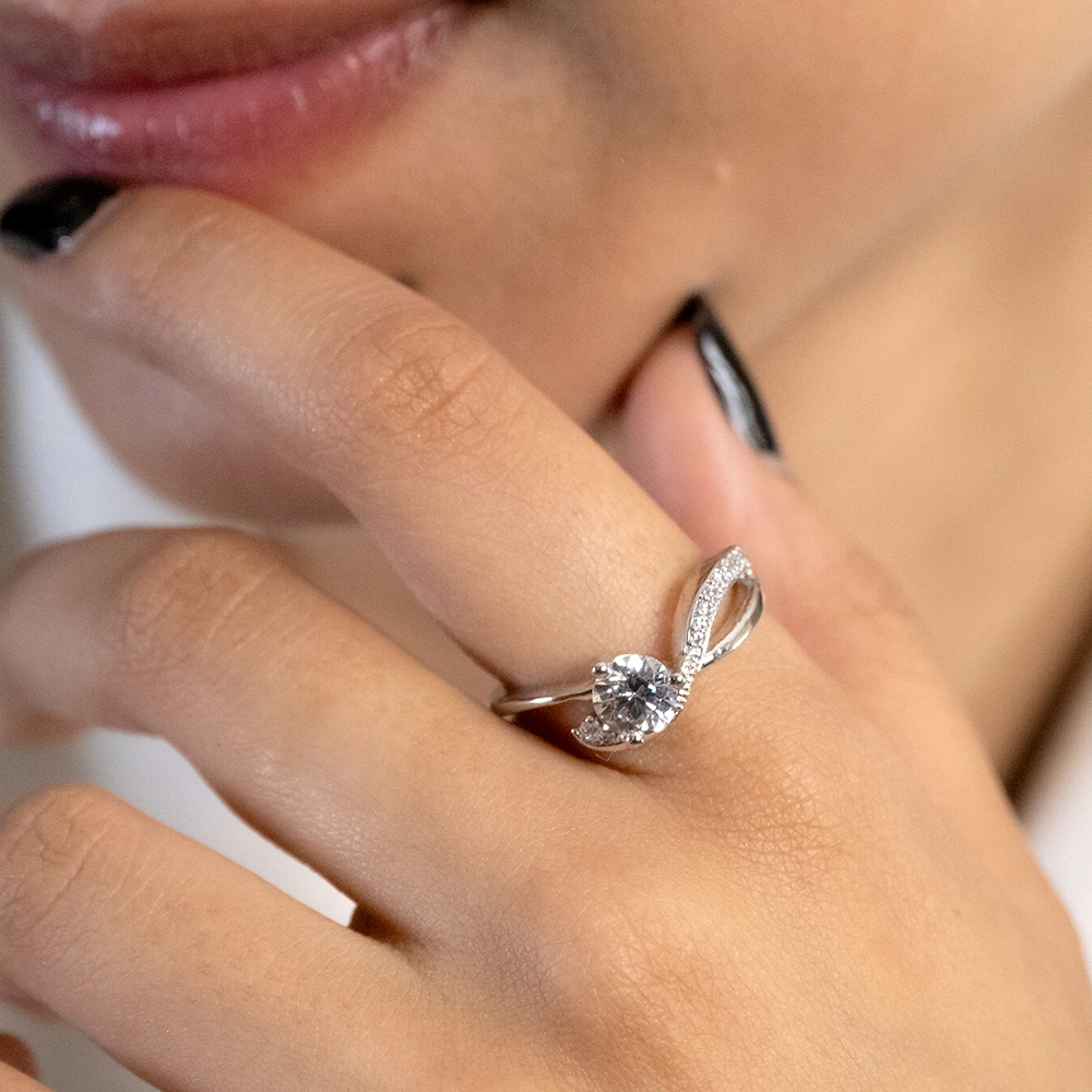 Reegalia Eternal Sparkle Ring – 925 Sterling Silver