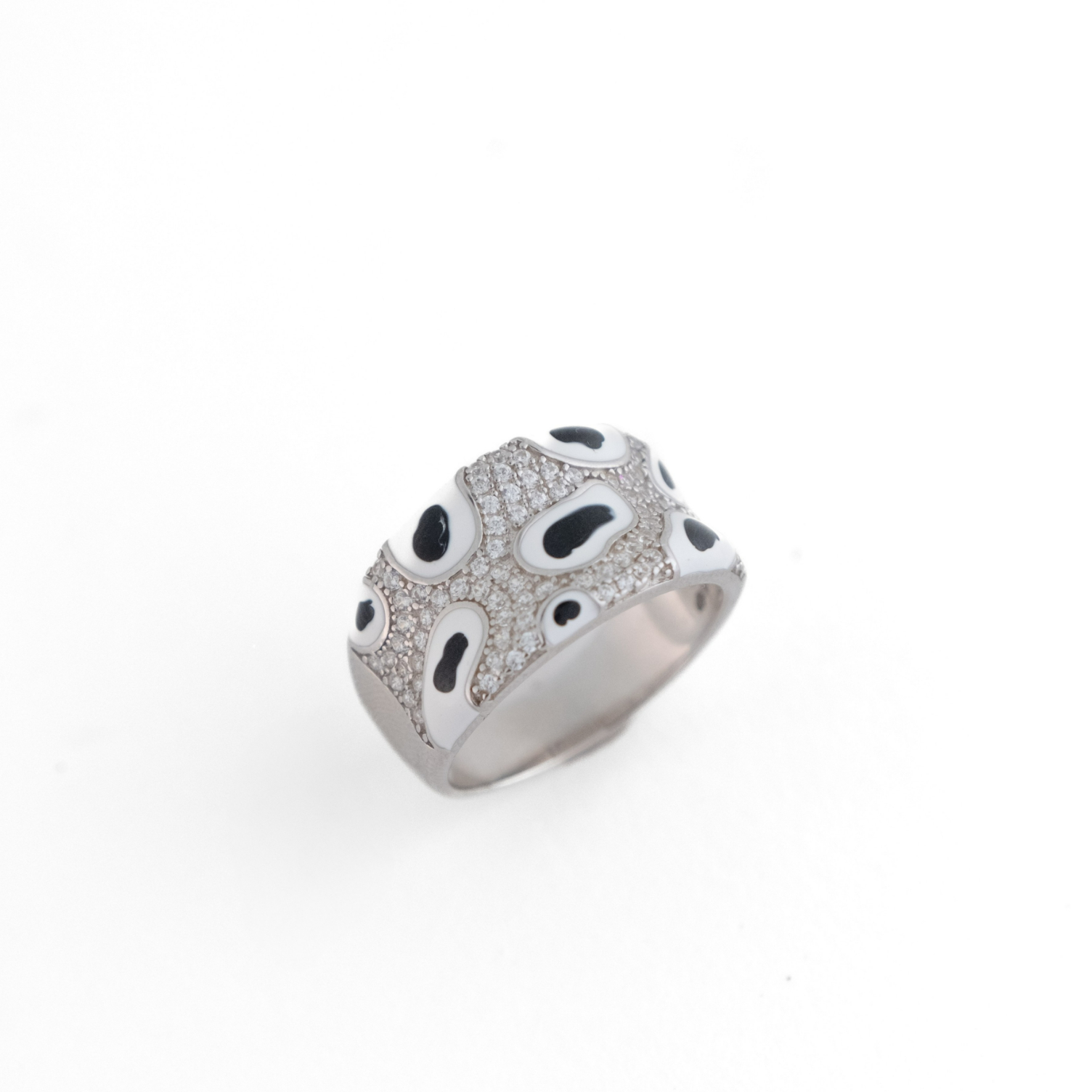 Reegalia Noir Luxe 925 Silver Statement Ring
