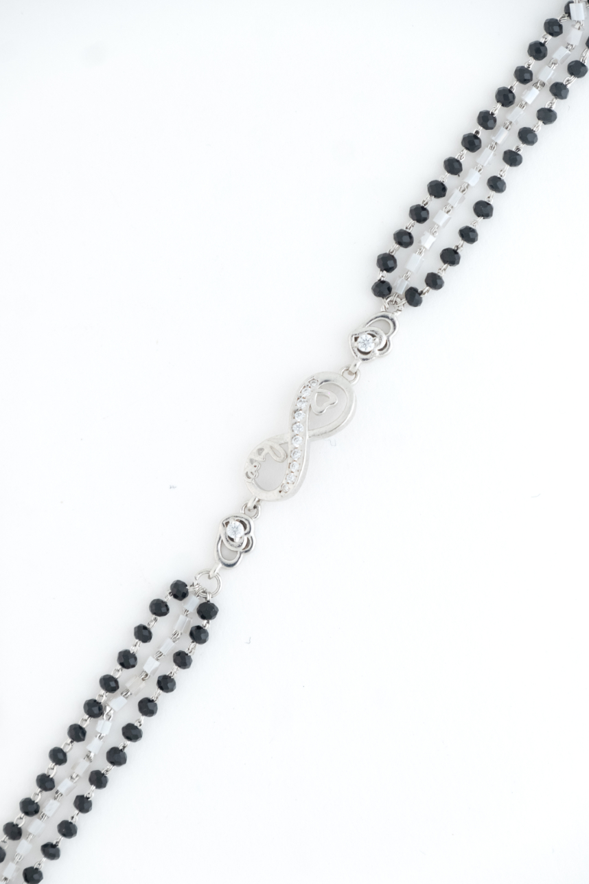 Infinity Design 925 Silver Mangalsutra Bracelets